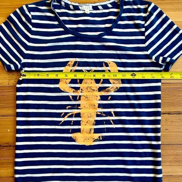 J. Crew Slub cotton Lobster short sleeve T-shirt. Size XS. - Picture 5 of 8